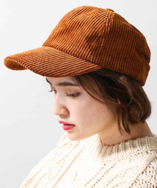 WEGO(ウィゴー)の「WEGO/コーデュロイLOWキャップ(キャップ・レディース・ブラック/ベージュ/グレー/グリーン/キャメル・FREE)」の10枚目の写真