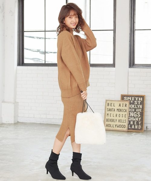 KOBE LETTUCE（コウベレタス）の「［ピンヒール/チャンキーヒール］選べる2Typeソックスブーツ＊レディース/シューズ/ポインテッドトゥ[I1658]神戸レタス（ブーツ・レディース・ブラック/ブラック系その他/ブラック系その他2/ブラック系その他3・LL/S/M/L）」の15枚目の写真