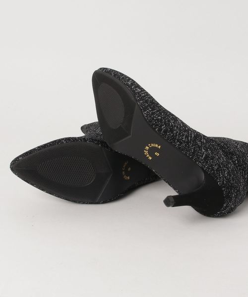 KOBE LETTUCE（コウベレタス）の「［ピンヒール/チャンキーヒール］選べる2Typeソックスブーツ＊レディース/シューズ/ポインテッドトゥ[I1658]神戸レタス（ブーツ・レディース・ブラック/ブラック系その他/ブラック系その他2/ブラック系その他3・LL/S/M/L）」の6枚目の写真