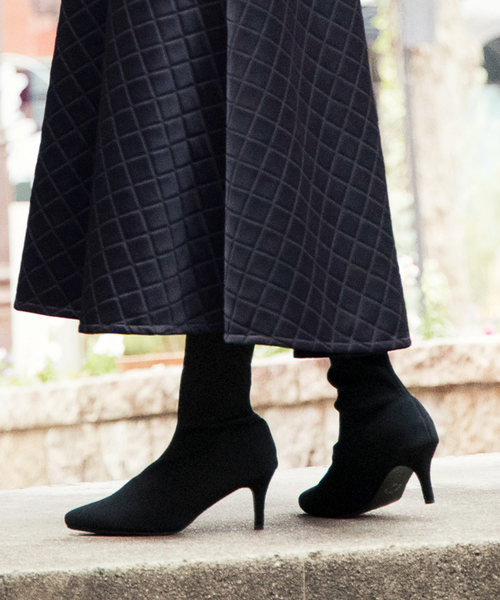KOBE LETTUCE（コウベレタス）の「［ピンヒール/チャンキーヒール］選べる2Typeソックスブーツ＊レディース/シューズ/ポインテッドトゥ[I1658]神戸レタス（ブーツ・レディース・ブラック/ブラック系その他/ブラック系その他2/ブラック系その他3・LL/S/M/L）」の18枚目の写真