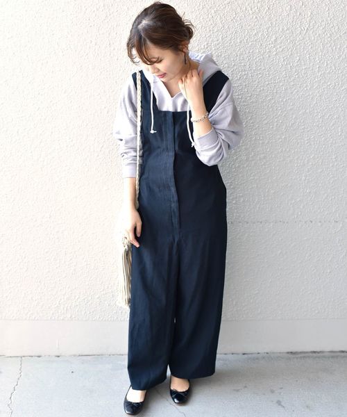 Khaju（カージュ）の「【別注】FRUITS OF THE LOOM:フードパーカー◇（パーカー・レディース・オフホワイト/ライトグレー/ライトグリーン/ラベンダー・ONE SIZE）」の9枚目の写真