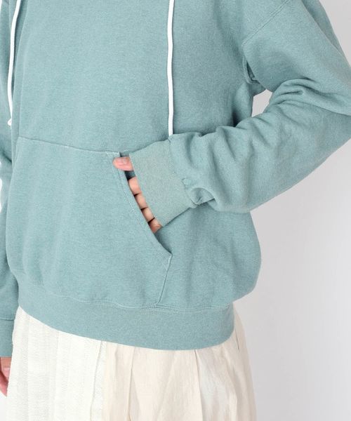 Khaju（カージュ）の「【別注】FRUITS OF THE LOOM:フードパーカー◇（パーカー・レディース・オフホワイト/ライトグレー/ライトグリーン/ラベンダー・ONE SIZE）」の20枚目の写真