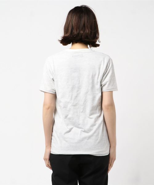 Bling Leads(ブリングリーズ)の「【Bl】アンサンブルVネック半袖Tシャツ(Tシャツ/カットソー・レディース・ホワイト/ブラック/グレー/ネイビー/ワインレッド・MEDIUM/LARGE/X-LARGE)」の7枚目の写真