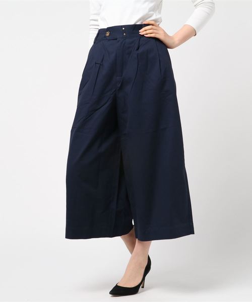 EVLOVE(イヴロヴ)の「チノ/デニムワイドパンツ(チノパンツ・レディース・ベージュ/ブルー/カーキ/ネイビー/サックスブルー・15号/17号/13号)」の10枚目の写真