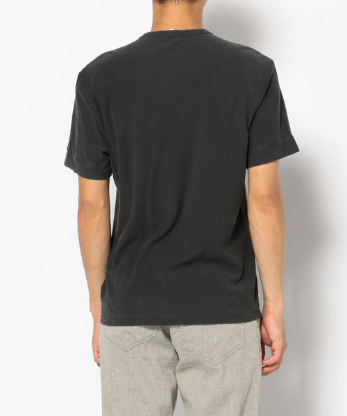 JAMES PERSE（ジェームスパース）の「ハイツイストジャージー クルーネックTシャツ MHTJ3119（Tシャツ/カットソー・メンズ・ホワイト/ブラック系その他・1/0）」の6枚目の写真