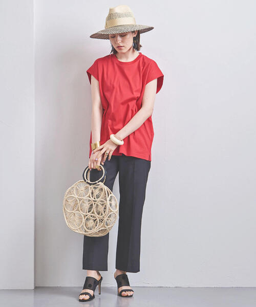 UNITED ARROWS - ユナイテッドアローズ⭐︎UWSC スムース クルーネックＴシャツ ベージュ UNITED ARROWS（ユナイテッドアローズ）の「UWSC スムース