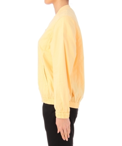 SHOO・LA・RUE（シューラルー）の「コットンレーヨンブルゾン（ブルゾン・レディース・イエロー/ベージュ・03/02）」の9枚目の写真