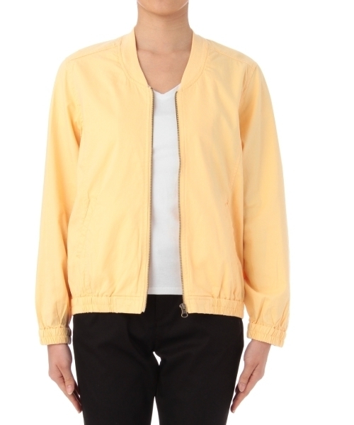 SHOO・LA・RUE（シューラルー）の「コットンレーヨンブルゾン（ブルゾン・レディース・イエロー/ベージュ・03/02）」の4枚目の写真