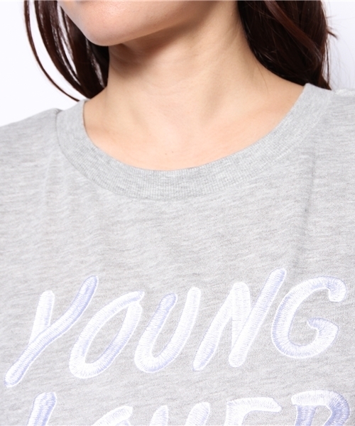 WEGO（ウィゴー）の「WEGO/オーガンジースリーブカットソー（Tシャツ/カットソー・レディース・ライトイエロー/オフホワイト/杢グレー/ライトパープル・FREE）」の11枚目の写真