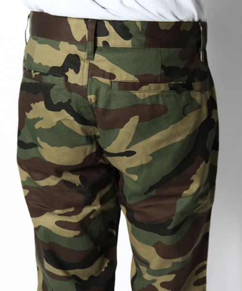 WEGO（ウィゴー）の「WEGO/カモフラツイルクロップドパンツ（スラックス・メンズ・ブラウン/カーキ・LARGE/MEDIUM）」の11枚目の写真