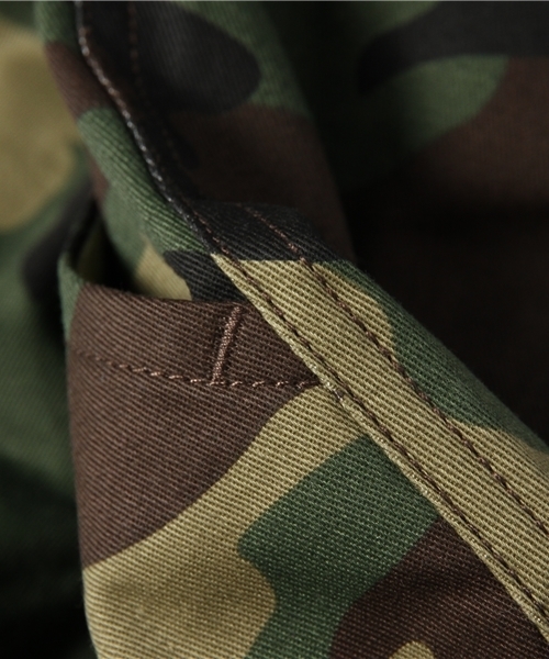 WEGO（ウィゴー）の「WEGO/カモフラツイルクロップドパンツ（スラックス・メンズ・ブラウン/カーキ・LARGE/MEDIUM）」の3枚目の写真