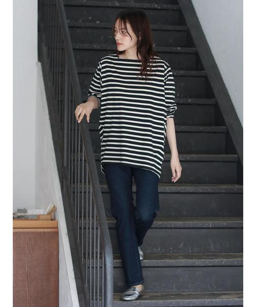 AMERICAN HOLIC（アメリカンホリック）の「シガレットフィットデニム ＊（デニムパンツ・レディース・インディゴブルー/ワンウォッシュ・S/M/L/XS）」の13枚目の写真