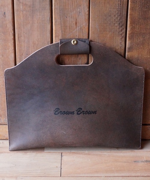 BrownBrown(ブラウンブラウン)の「【BrownBrown】ブラウンブラウン/ハンドルクラッチバッグ(クラッチバッグ・メンズ・イエロー/グリーン/ダークブラウン/ターコイズブルー/モカ/レッド/ブラック/ベージュ/グリーン系その他/ブラック系その他・FREE)」の5枚目の写真