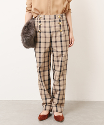 チェック マリン パンツ◆