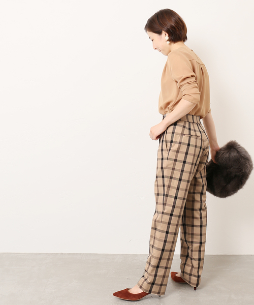 La TOTALITE（ラトータリテ）の「チェック マリン パンツ◆（その他パンツ・レディース・ベージュ系その他・40/38/36）」の13枚目の写真