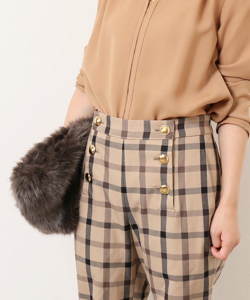 La TOTALITE（ラトータリテ）の「チェック マリン パンツ◆（その他パンツ・レディース・ベージュ系その他・40/38/36）」の14枚目の写真