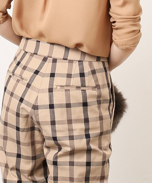 La TOTALITE（ラトータリテ）の「チェック マリン パンツ◆（その他パンツ・レディース・ベージュ系その他・40/38/36）」の15枚目の写真