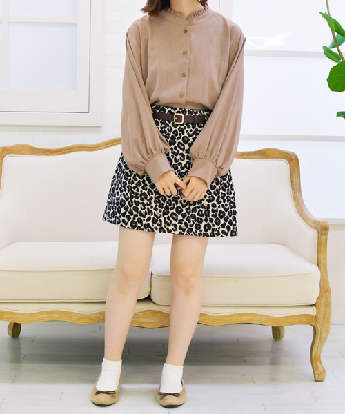 PairPair（ペアペア）の「襟フリルボリューム袖ブラウス（シャツ/ブラウス・レディース・ブラック/アイボリー/モカ・FREE）」の13枚目の写真