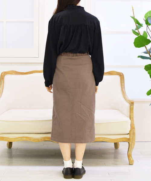 PairPair（ペアペア）の「襟フリルボリューム袖ブラウス（シャツ/ブラウス・レディース・ブラック/アイボリー/モカ・FREE）」の21枚目の写真