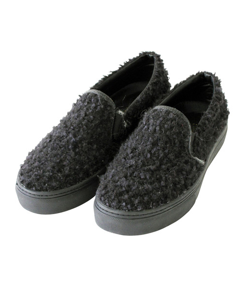 mystic（ミスティック）の「ツイードスリッポン（スニーカー・レディース・オフホワイト/ブラック/グレー/チャコールグレー・38/37/36）」の3枚目の写真