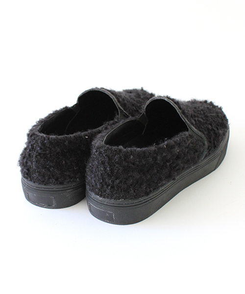 mystic（ミスティック）の「ツイードスリッポン（スニーカー・レディース・オフホワイト/ブラック/グレー/チャコールグレー・38/37/36）」の8枚目の写真