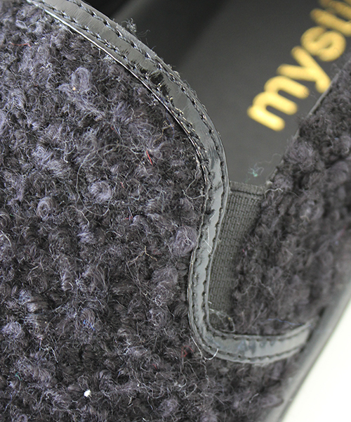 mystic（ミスティック）の「ツイードスリッポン（スニーカー・レディース・オフホワイト/ブラック/グレー/チャコールグレー・38/37/36）」の13枚目の写真