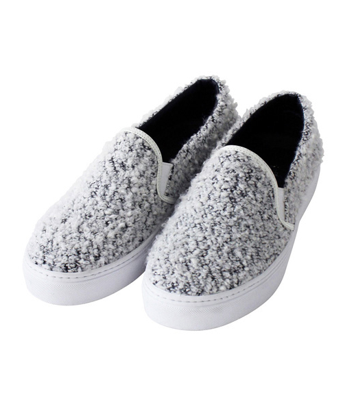 mystic（ミスティック）の「ツイードスリッポン（スニーカー・レディース・オフホワイト/ブラック/グレー/チャコールグレー・38/37/36）」の11枚目の写真