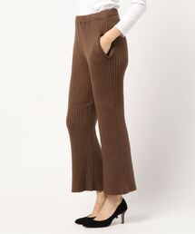 選べる2丈リブニットワイドパンツ