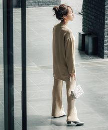 KOBE LETTUCE | 選べる2丈リブニットワイドパンツ(その他パンツ)