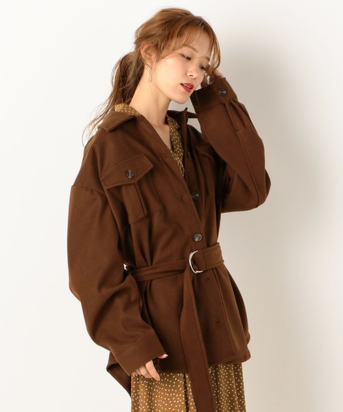 archives（アルシーヴ）の「WフェイスCPO（その他アウター・レディース・アイボリー/モカ/パープル・MEDIUM）」の9枚目の写真