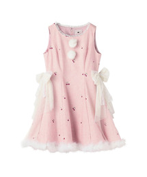 millefille closet】ビックカラーツイードワンピース