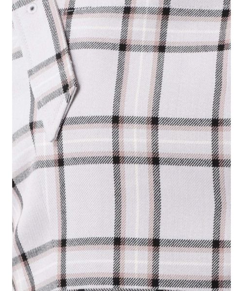 dazzlin（ダズリン）の「チェックビスチェ（シャツ/ブラウス・レディース・ベージュ/グレー・SMALL/MEDIUM）」の3枚目の写真