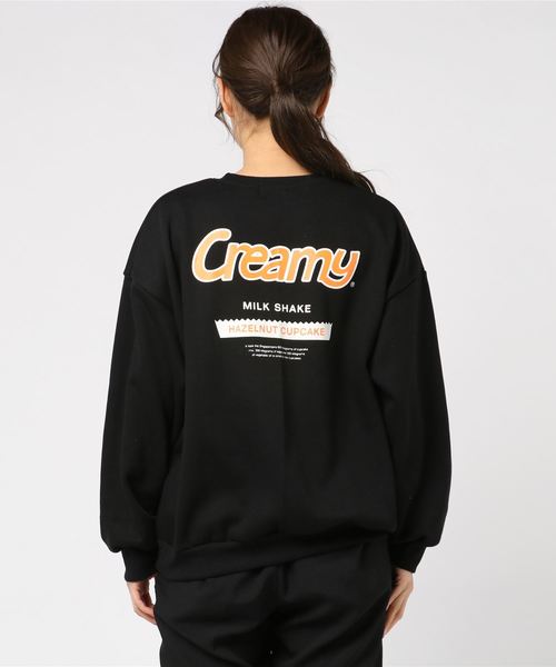 DING(ディング)の「DING/Creamyスウェット(スウェット・レディース・ブラック/ネイビー/杢グレー・FREE)」の16枚目の写真