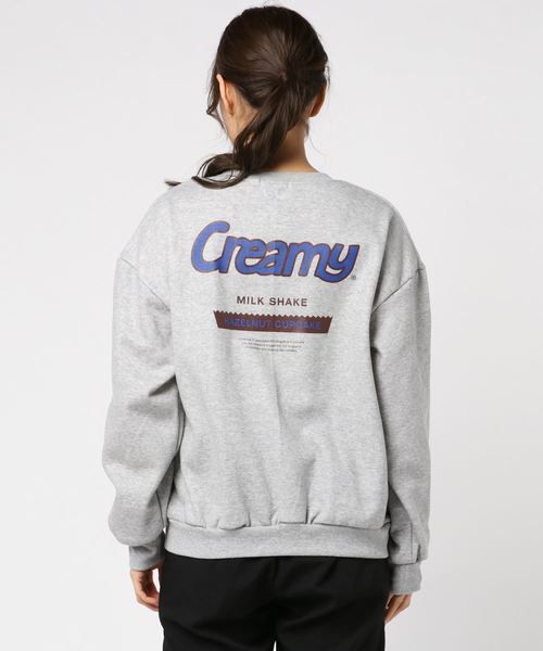 DING(ディング)の「DING/Creamyスウェット(スウェット・レディース・ブラック/ネイビー/杢グレー・FREE)」の10枚目の写真