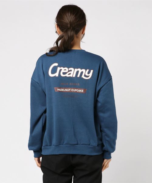 DING(ディング)の「DING/Creamyスウェット(スウェット・レディース・ブラック/ネイビー/杢グレー・FREE)」の13枚目の写真