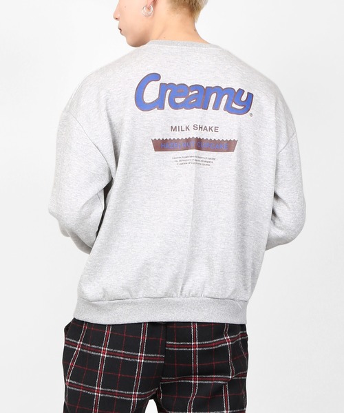 DING(ディング)の「DING/Creamyスウェット(スウェット・レディース・ブラック/ネイビー/杢グレー・FREE)」の1枚目の写真