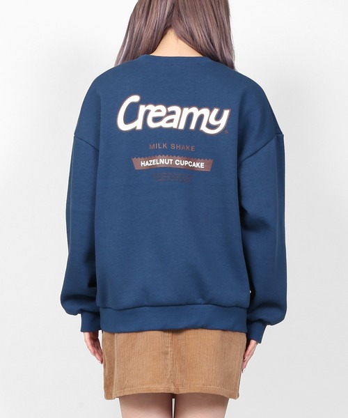 DING(ディング)の「DING/Creamyスウェット(スウェット・レディース・ブラック/ネイビー/杢グレー・FREE)」の11枚目の写真