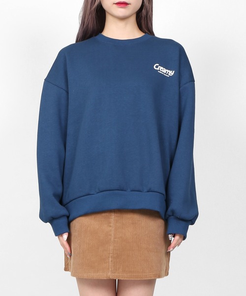 DING(ディング)の「DING/Creamyスウェット(スウェット・レディース・ブラック/ネイビー/杢グレー・FREE)」の14枚目の写真