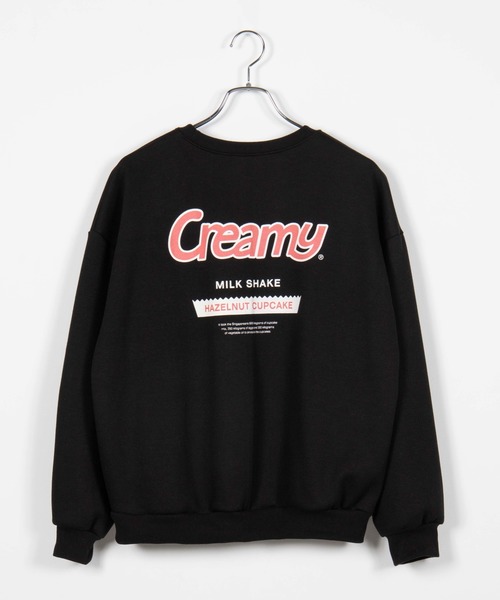 DING(ディング)の「DING/Creamyスウェット(スウェット・レディース・ブラック/ネイビー/杢グレー・FREE)」の6枚目の写真