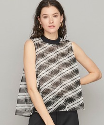 【mintdesigns(ミントデザインズ)】メッシュボーダートップス 36201-MS2TC03