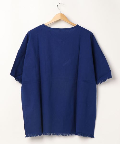 チャイハネ（チャイハネ）の「【チャイハネ】yul ヘビーオンスコットンフリンジMEN'Sトップス（その他トップス・メンズ・ホワイト/ブラック/パープル/ブルー・FREE）」の18枚目の写真