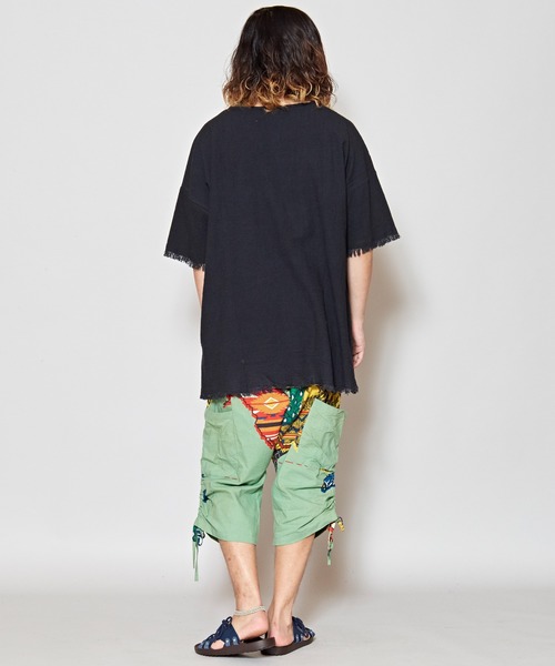 チャイハネ（チャイハネ）の「【チャイハネ】yul ヘビーオンスコットンフリンジMEN'Sトップス（その他トップス・メンズ・ホワイト/ブラック/パープル/ブルー・FREE）」の19枚目の写真