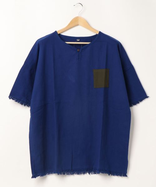 チャイハネ（チャイハネ）の「【チャイハネ】yul ヘビーオンスコットンフリンジMEN'Sトップス（その他トップス・メンズ・ホワイト/ブラック/パープル/ブルー・FREE）」の15枚目の写真