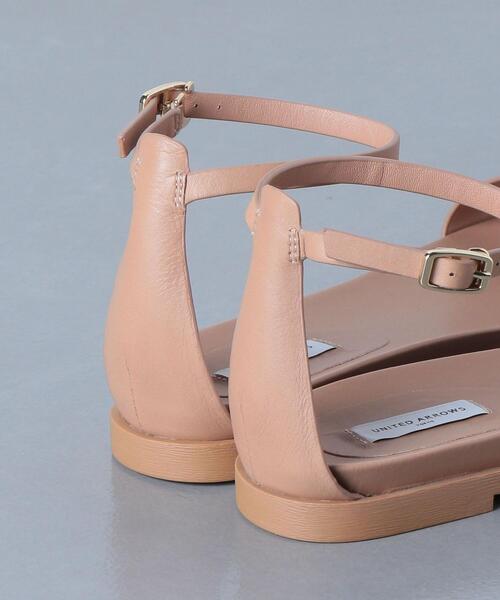 UNITED ARROWS(ユナイテッドアローズ)の「UWSC LTR アンクルストラップ サンダル◆(サンダル・レディース・ブラック/ベージュ・37h/35h/37/38/35/36h/36)」の7枚目の写真