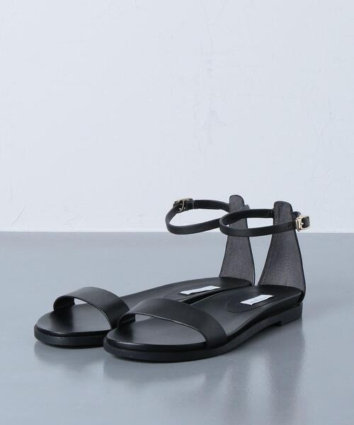 UNITED ARROWS(ユナイテッドアローズ)の「UWSC LTR アンクルストラップ サンダル◆(サンダル・レディース・ブラック/ベージュ・37h/35h/37/38/35/36h/36)」の4枚目の写真