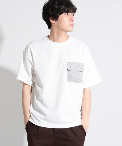 LAKOLE(ラコレ)の「サカリバキャンプTシャツ / LAKOLE(Tシャツ/カットソー・メンズ・ブルー/ブラウン/ホワイト・LARGE/MEDIUM)」の1枚目の写真