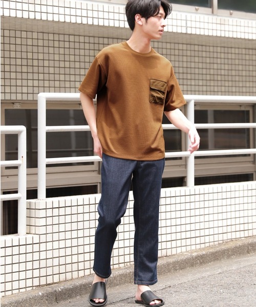 LAKOLE(ラコレ)の「サカリバキャンプTシャツ / LAKOLE(Tシャツ/カットソー・メンズ・ブルー/ブラウン/ホワイト・LARGE/MEDIUM)」の6枚目の写真