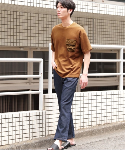 LAKOLE(ラコレ)の「サカリバキャンプTシャツ / LAKOLE(Tシャツ/カットソー・メンズ・ブルー/ブラウン/ホワイト・LARGE/MEDIUM)」の7枚目の写真