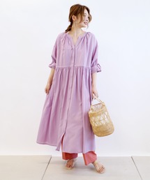 DouDou | ギャザーワンピコート(その他アウター)