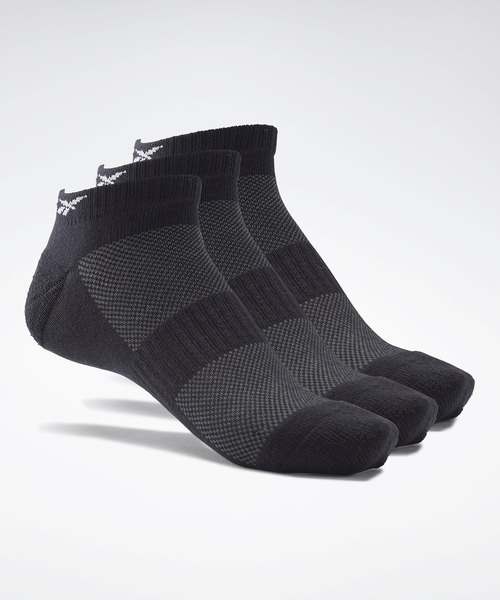 Reebok（リーボック）の「アクティブ ファウンデーション ローカット ソックス 3足組 / Active Foundation Low-Cut Socks 3 Pairs（ソックス/靴下・メンズ・ホワイト/ブラック/ホワイト×ネイビー・SMALL/MEDIUM/LARGE/X-LARGE）」の3枚目の写真